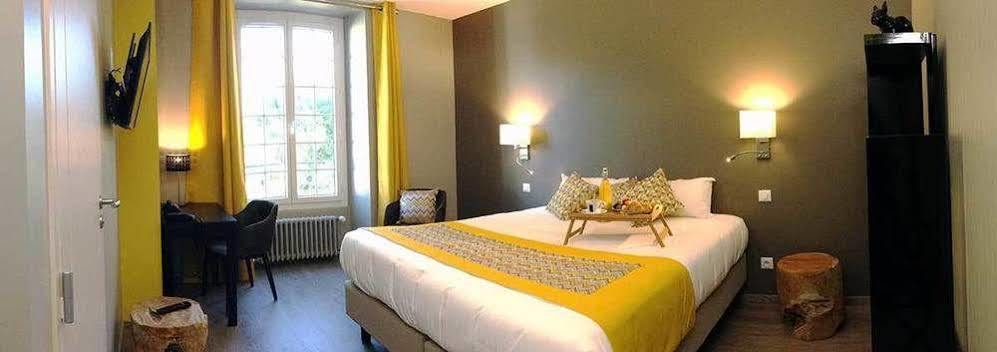 Logis - Auberge De L'Abbaye 蒂龙加尔代 外观 照片
